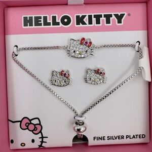 Hello Kitty bracelet and earring set NWT